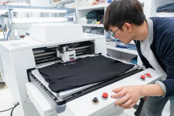 DTG printer for garment decoration